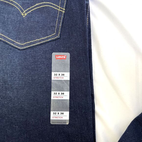 New Mens Levi’s 511 Slim Fit Denim Jeans Sz 32x36 Stretch NWT - Picture 3 of 7